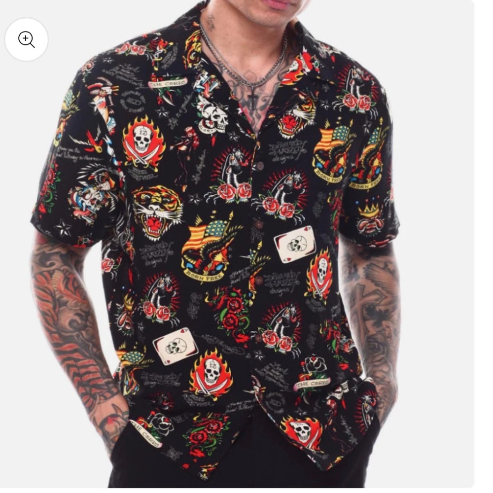 Ed Hardy all over print size llarge